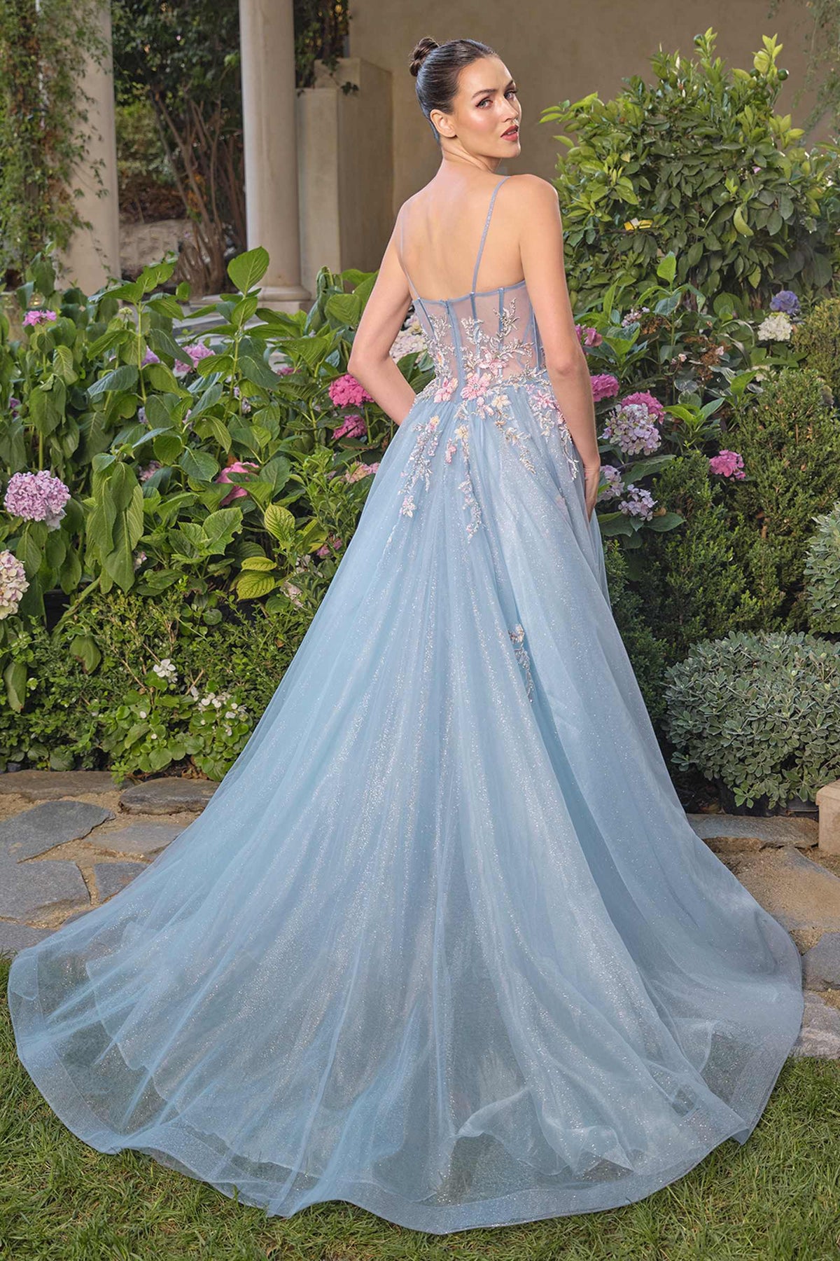 Andrea & Leo A1490 Whimsical Strapless Prom Ball Gown