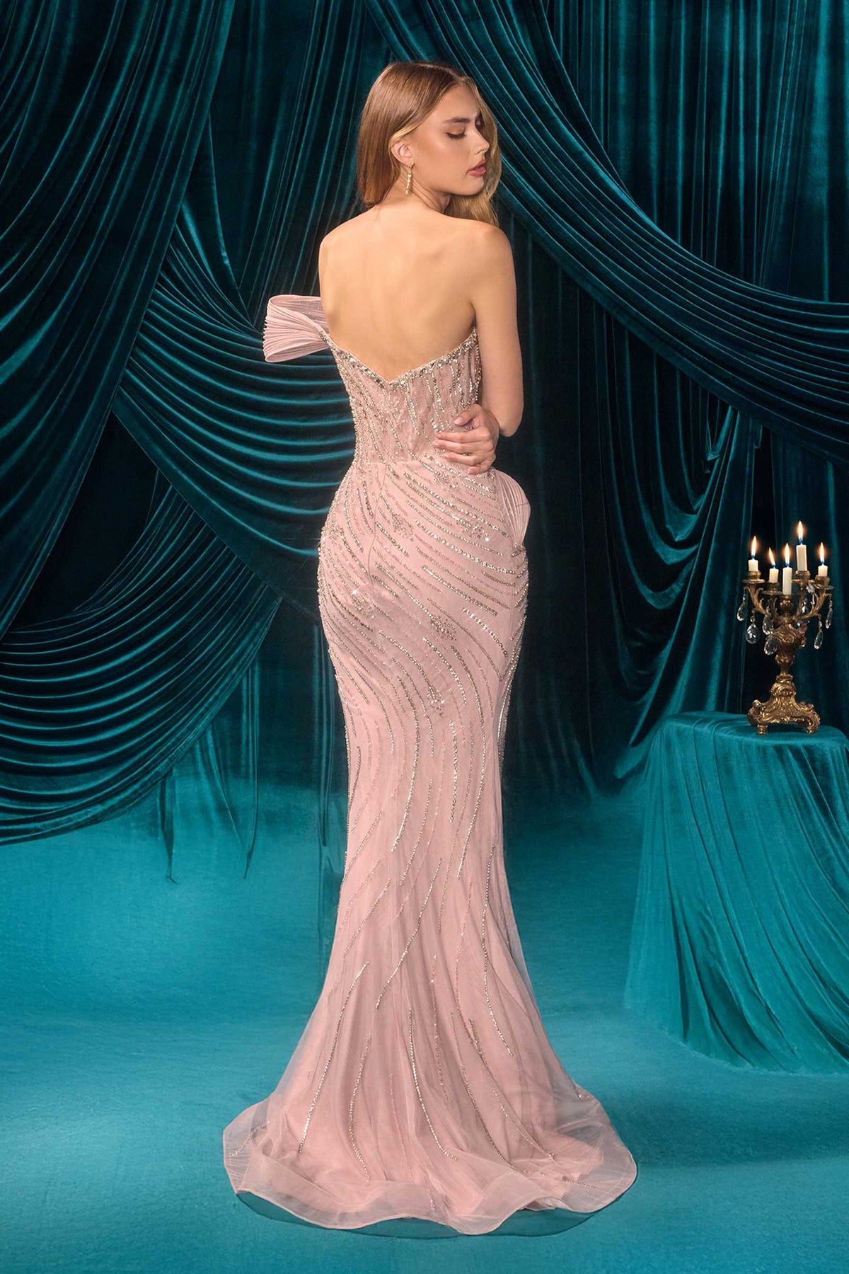 Andrea & Leo A1504 Ethereal and Opulent Fitted Evening Gown – Prom Dress